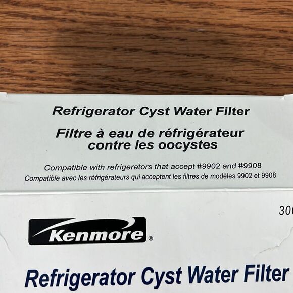 Kenmore pack of 2 unused water filters for side by sides using #9902 & 9908 - Picture 3 of 5